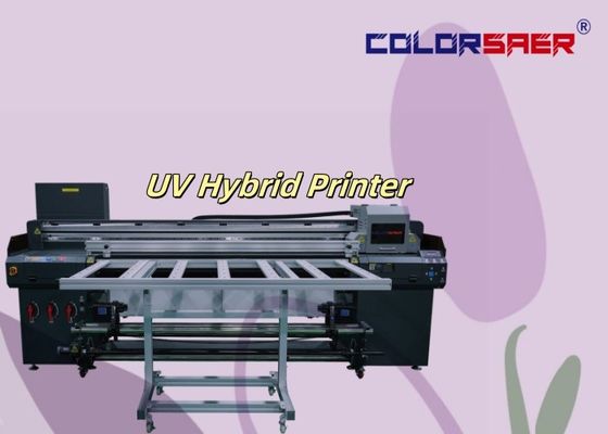 6 pies Flatbed & Roll para rodar todo en una impresora híbrida UV para diferentes materiales