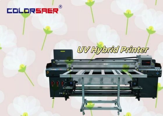 Impresora digital de 180 cm de nuevo diseño con trazador UV de rollo a rollo y impresora híbrida UV de cama plana
