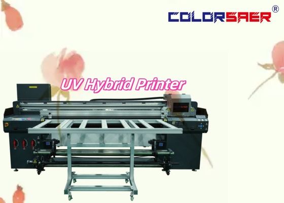 Máquina automática de impresión UV de nivel industrial de piso plano y rodillo a rodillo