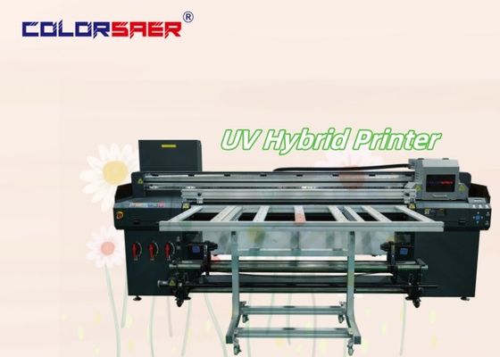 Color SAER Impresora UV de inyección de tinta de formato ancho de 6 pies de rollo a rollo e Impresora híbrida UV de tela plana