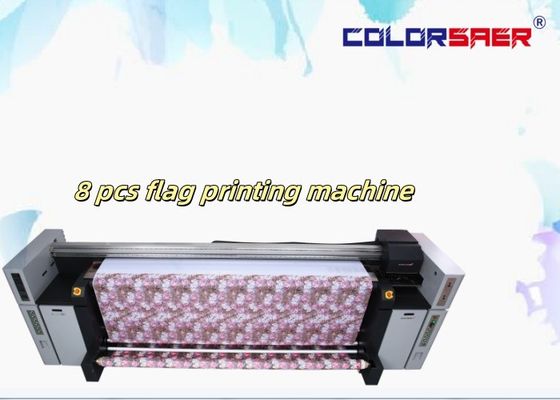 Grado automático CMYK sublimación de inyección de tinta Plotter Bandera de gran tamaño Roll Roll Digital Printer Machine 720dpi