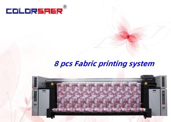 Máquina de impresión de pancartas digitales de alta eficiencia y gran formato de 3,2 m, impresora de inyección de tinta, 8 piezas I3200, impresora de tinta de sublimación duradera
