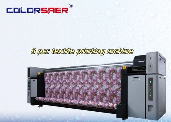 Máquina de impresión de pancartas digitales de alta eficiencia y gran formato de 3,2 m, impresora de inyección de tinta, 8 piezas I3200, impresora de tinta de sublimación duradera