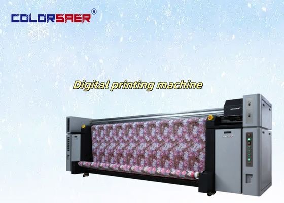 Impresora de sublimación textil de alta velocidad todo en uno Color SAER 3200mm Sistema de impresión de tejidos