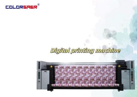 Resistencia al desgaste Máquina de impresión de tejidos textiles digitales de alta potencia I3200A1 8 cabeza 3200mm todo en uno