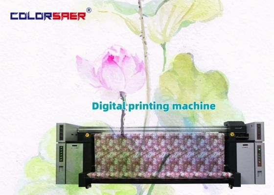 Máquina de impresión textil de tejidos Sublimación 8 cabezas Sublimación por chorro de tinta Impresora digital de alta velocidad