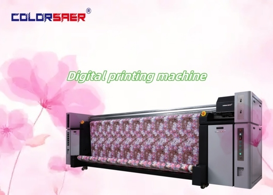 Impresora de gran formato de producción de alta calidad COLOR SAER Impresora de sublimación de alta velocidad Impresora de tinta de sublimatina y pigmento