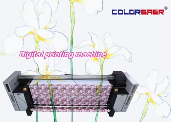 Impresora de gran formato de producción de alta calidad COLOR SAER Impresora de sublimación de alta velocidad Impresora de tinta de sublimatina y pigmento