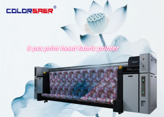 Impresora automática de inyección de tinta digital de 3200 mm para gran formato con resolución de 2400 dpi Condición nueva