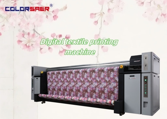 3Impresora de tejido digital de.2m con cabezales de impresión Epson I3200