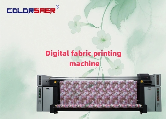 Máquina de impresión textil CMYK Epson de 8 cabezales, 3.2 m de ancho