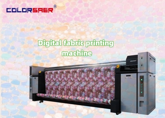 Impresora de tela digital SAER 3.2m con 8 cabezas Epson CMYK