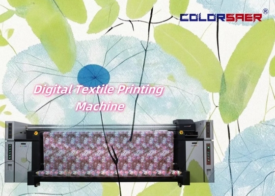 Impresora Epson de tejido digital con cabezal de 3.2m de ancho CMYK Sublimación