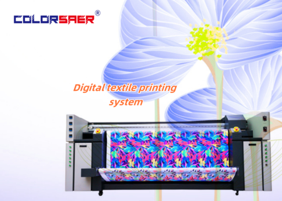 2Impresora textil digital automática de 2 m para lana de algodón y seda 2200 mm