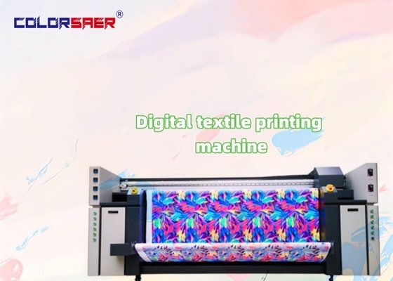 Impresora textil digital automática de 2200 mm con 3 cabezales Epson i3200