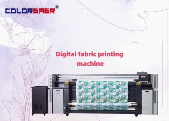 SISTEMA DE IMPRESIÓN TEXTIL DE POLIÉSTER Y ALGODÓN DE GRAN FORMATO ROLL TO ROLL COLOR SAER