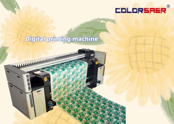 Impresora textil digital SAER i3200 2200mm con calentador de 6kw