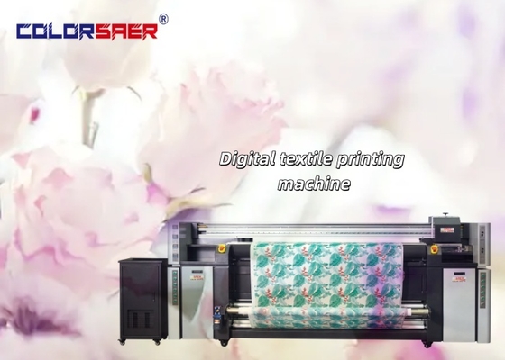 Equipo de impresión textil digital SAER plotter de tela con calefacción y filtro impresora todo en uno