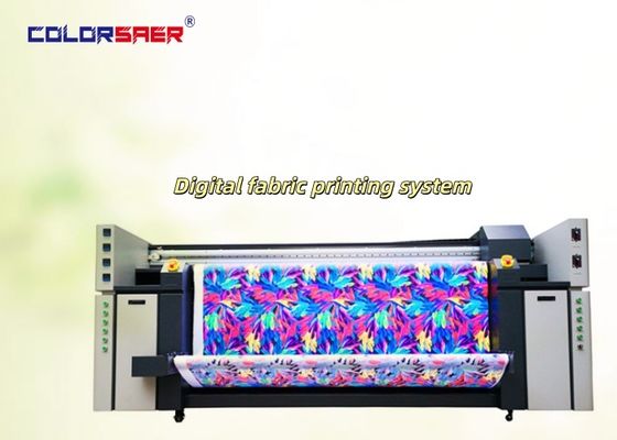 Impresora de sublimación directa a textil COLOR SAER con cabezal I3200 para banderas/pancartas y exhibiciones murales