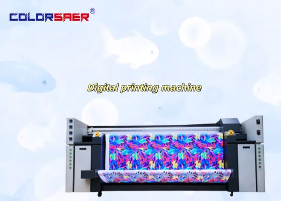 Plotter de inyección de tinta de control de calidad SAER Color para impresión textil de 4 y 8 colores para tela de poliéster y algodón