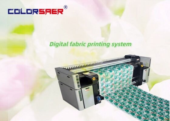 SAER de alta calidad multifuncional de 4 colores u 8 colores Plotter textil con calentador sistema completo con tinta de pigmento o tinta de sublimación