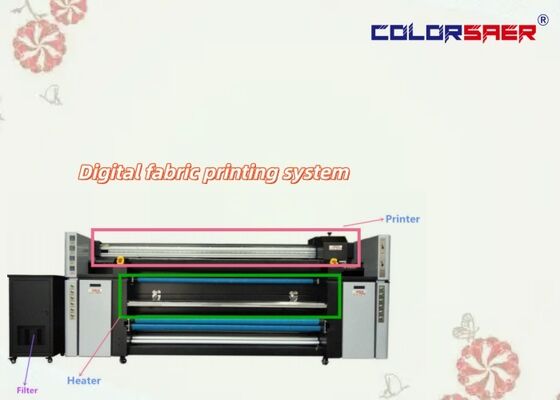 Impresora textil de inyección de tinta multifuncional de alta resolución SAER, excelente servicio postventa, plotter de rollo a rollo
