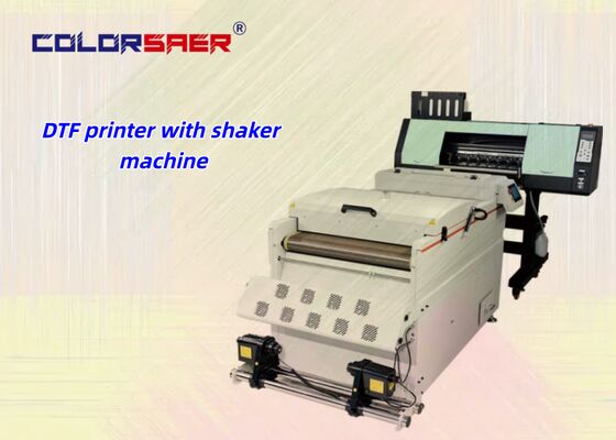Cheap Price DTF Printer with Shaker Machine 60cm Width Inkjet Printer Provided 220V for T-shirt