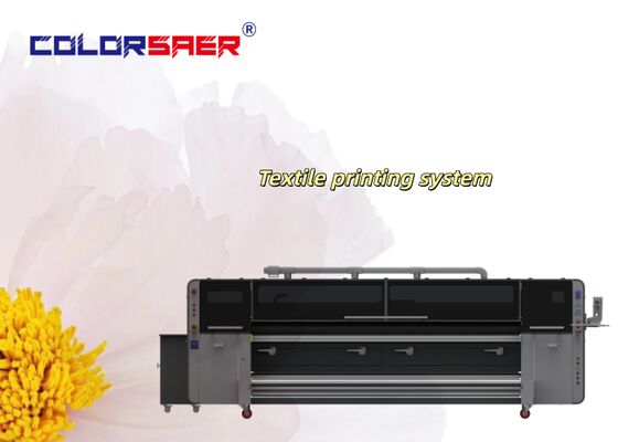 Máquina de impresión de tejido digital SAER COLOR de algodón y poliéster de alta gama con cabeza de impresión de 4 u 8 piezas