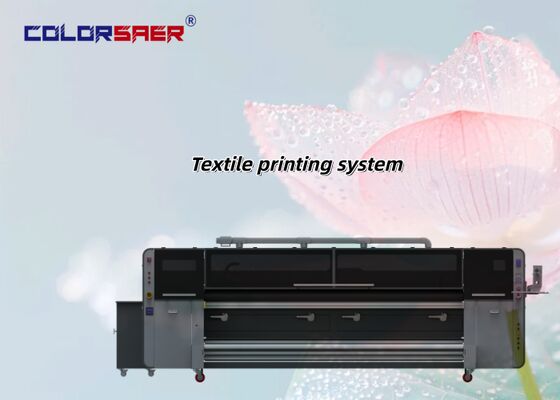Impresora totalmente automática directa a la tela KJ4B-QL Cabezas de impresión Sistema de impresión textil de rodillo a rodillo