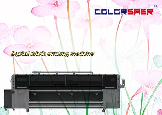 Máquina de impresión de tejido de inyección de tinta digital de 3200 mm eficiente y estable Plotter textil de poliéster y algodón con 4 piezas y cabeza de impresión