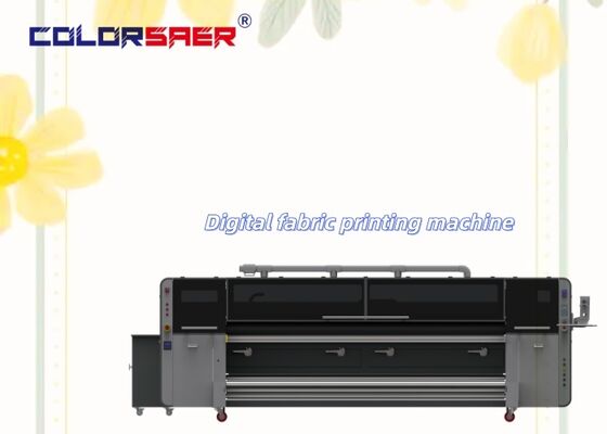 SAER Nuevo modelo de sistema de impresión textil digital automático completo con tinta de pigmento y sublimación de alto DPI