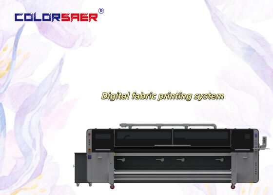 Sistema de impresión textil de gran formato de alta calidad de 4 y 8 colores, plotter de tela de inyección de tinta de alta precisión