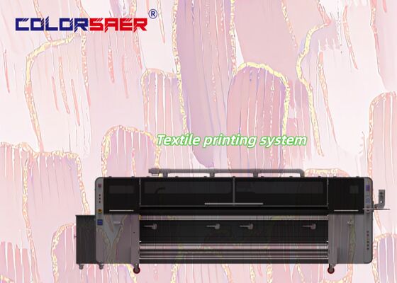 SAER 3.2m Direct Print Polyester & Cotton Fabric Plotter with I3200 Print Head All in One Textile Printer