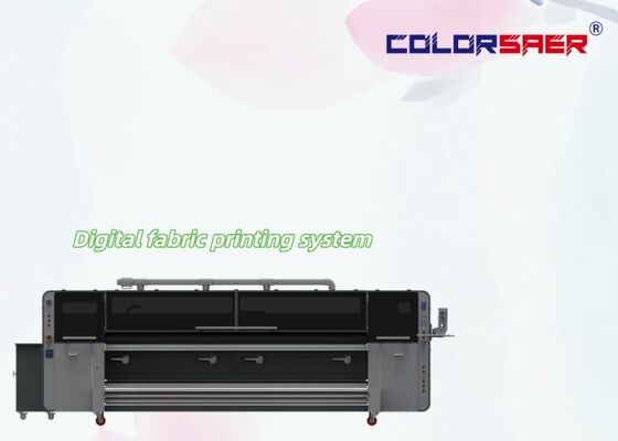Impresora digital de textiles de gran formato de inyección de tinta de rollo a rollo 2m / 2.4m / 3.2m ancho I3200 cabeza Impresora De Maquina