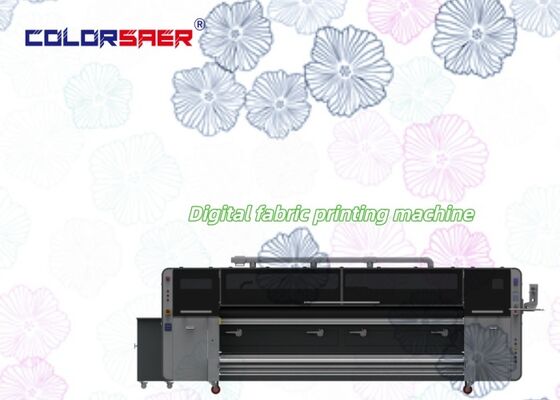 Plotter de tela con sistema de impresión textil digital de 3200 mm de gran formato de alta gama SAER, 4 colores u 8 colores