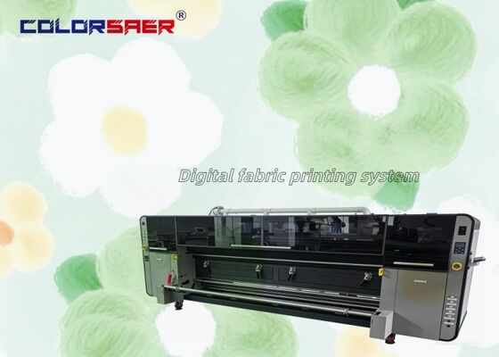 Producción estable Máquina de impresión digital de alta calidad para tejidos de algodón y poliéster Impresora textil de inyección de tinta con sistema de impresión en línea de calefacción infrarroja lejana