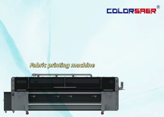 CMYK 4 colores Impresora de tela directa SAER CSR3200 sistema de impresión textil de inyección de tinta de gran tamaño con 4 cabezas de impresión KJ4B-QL