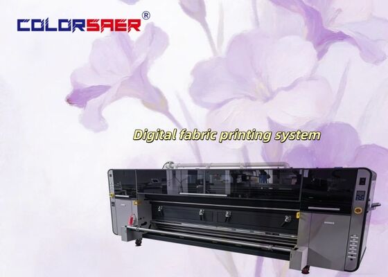 2m/ 2.3m/3.2m Máquina de impresión digital de gran formato Impresora de inyección de tinta textil con sistema de unidad de calefacción para tejidos