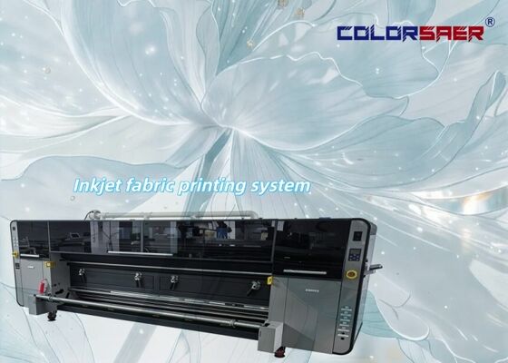 2m/ 2.3m/3.2m Máquina de impresión digital de gran formato Impresora de inyección de tinta textil con sistema de unidad de calefacción para tejidos