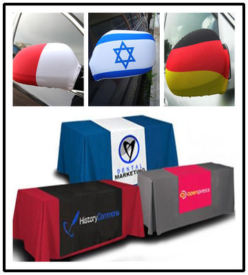 Material impreso aduana 100% del poliéster de la tela de la deformación que hace punto para la cubierta de tabla