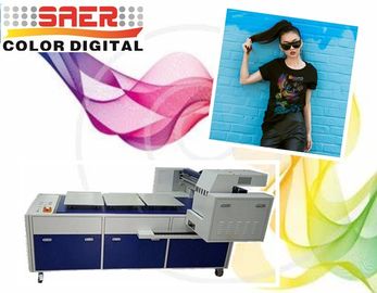 Impresora de la ropa de Digitaces de la camiseta de la tinta del pigmento con tres tablas de funcionamiento
