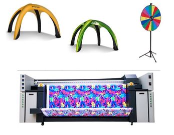 Resolución máxima grande dual del trazador 1440 DPI de la tela del formato de CMYK en campo del anuncio