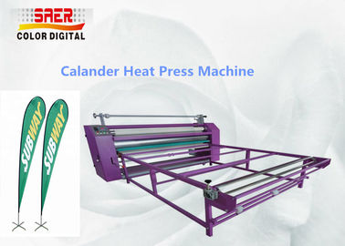 Máquina de la prensa del calor de la sublimación de la máquina del calendario de la materia textil del rodillo del formato grande