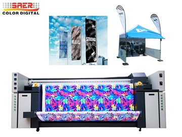 Impresora de chorro de tinta continua de la bandera dual piezoeléctrica de CMYK 6500W