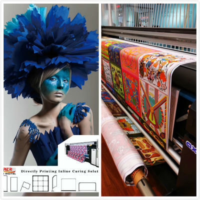 Impresora digital de la sublimación de la materia textil de la impresora de la bandera de la bandera de la tela con la fuente de la tinta