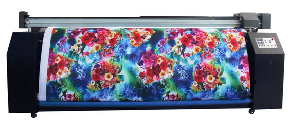 cabezas de impresión continuas digitales del doble de la impresora del subimation de los 3.2m