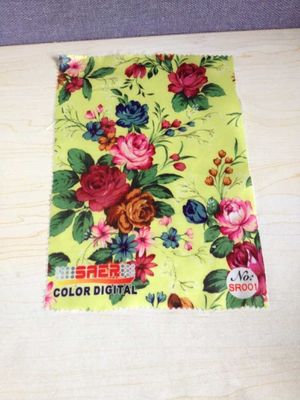 Resistente ULTRAVIOLETA del satén de la sublimación de la tela digital impermeable de la impresión