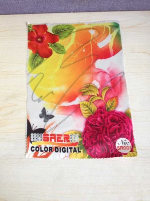 Resistente ULTRAVIOLETA del satén de la sublimación de la tela digital impermeable de la impresión