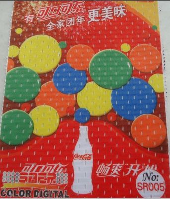 La sublimación cubrió la tela hecha punto 130 g/sqm de la impresión de Digitaces de la malla