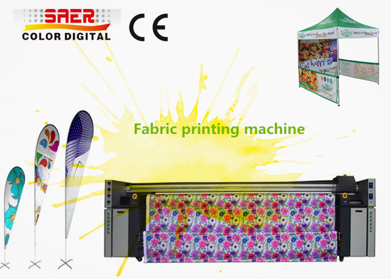 Impresora de chorro de tinta dual de la sublimación de la materia textil del tinte de CMYK Large Format